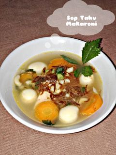 Foto resep Sop Tahu Makaroni