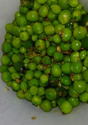 A picture of Matar ki ghugni.