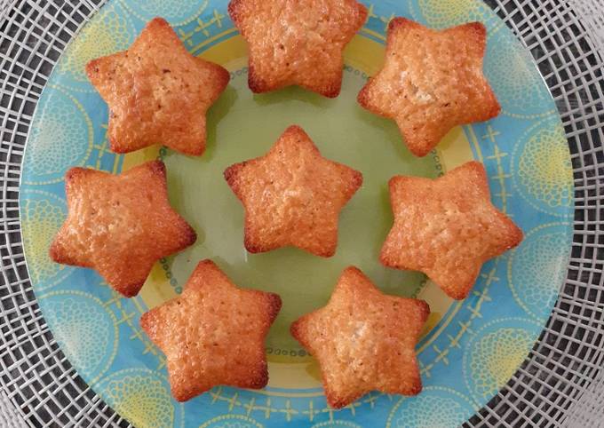 Financiers à la Noix de Coco et Pépites de Chocolat