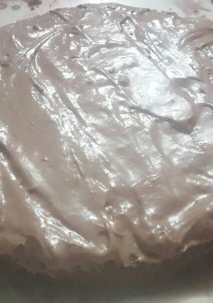 A picture of Chocolate cake with frosting .