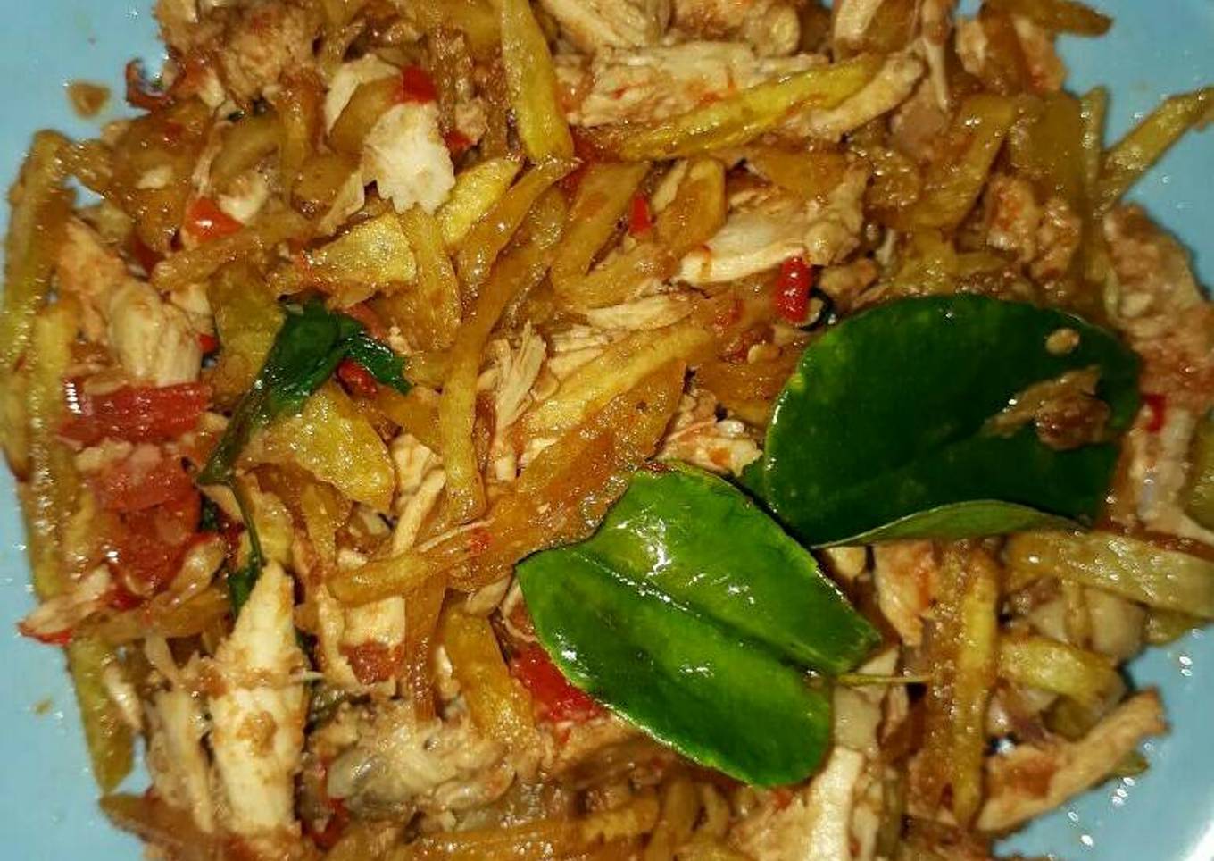 Ayam Suwir Kentang Bumbu Special