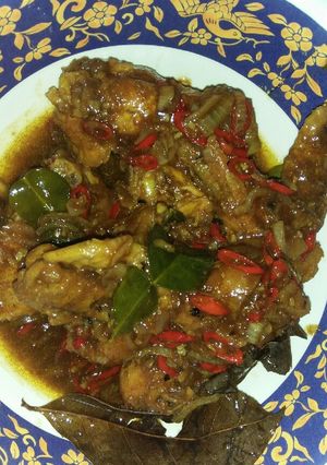 Foto resep Chicken wings saos lada hitam (saori)