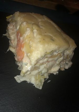 Une photo de Lasagne saumon poireaux