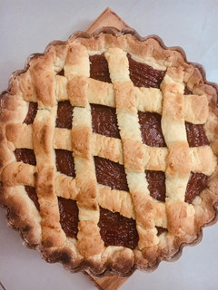 Una foto de PASTAFROLA CON MASA DE ACEITE🤗😋👏😋🤗😋