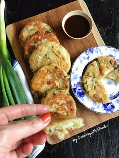 Foto resep Pancake Daun Bawang