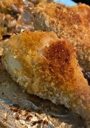 A picture of Baked Fried chicken (Healthy).