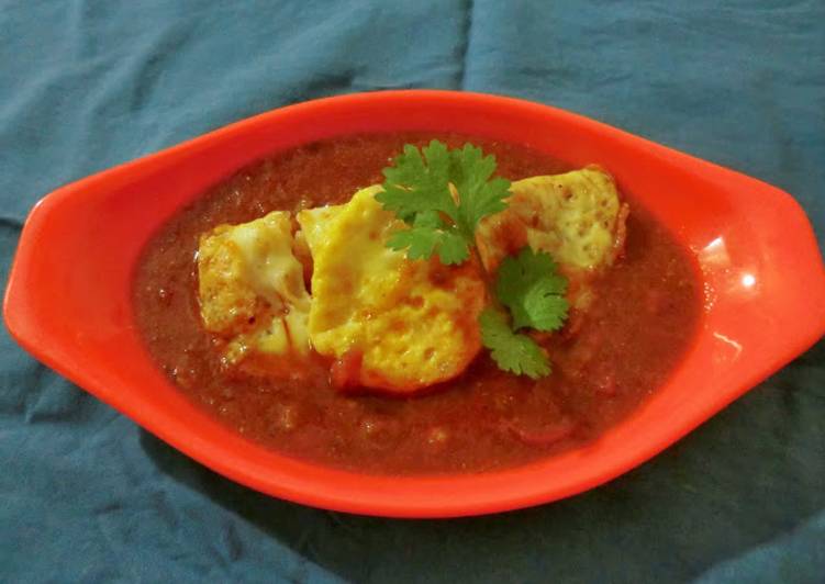 Recipe of Super Quick Homemade Half fry egg curry