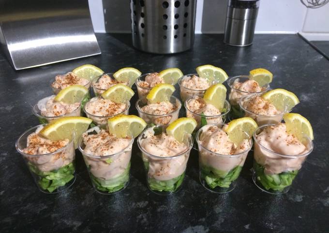 Prawn cocktail shots