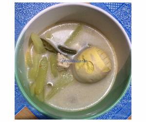 Masakan Populer 35. Sayur Lodeh Labu Siam, Tempe Semangit &amp;amp; Telur Enak Sederhana