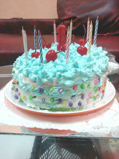 Foto resep Rainbo cake ulang tahun