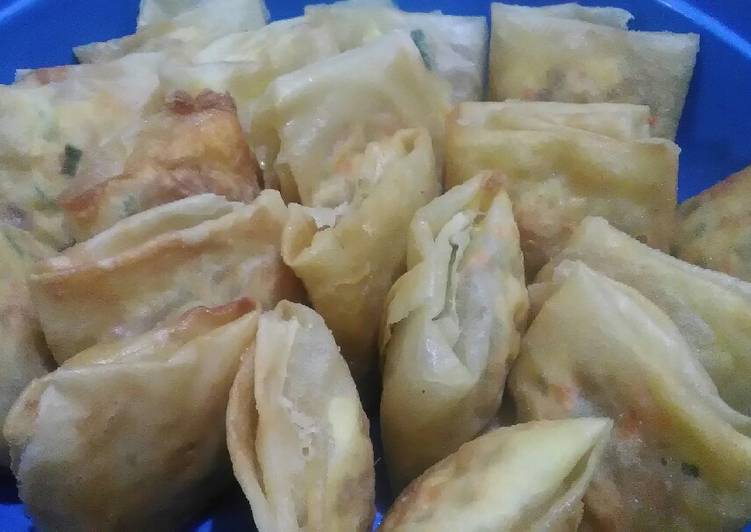 Martabak telur baso wortel