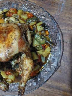 Foto resep Roasted Chicken with Rosemary Lemon Garlic Butter