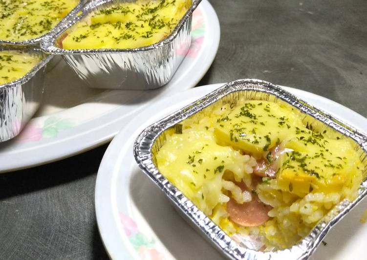 Nasi Panggang Keju Sosis