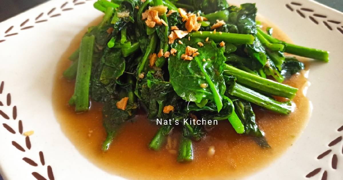 Resep Sayur Dewa Cah Bawang Putih Oleh Natalia Soelaeman Cookpad