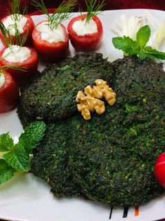 عکسی از دستور کوکو سبزی