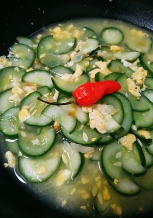 Foto resep Tumis timun nyemek
