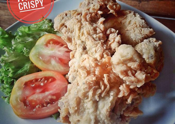 Resep Ayam crispy praktis oleh Aqeela Qeela - Cookpad