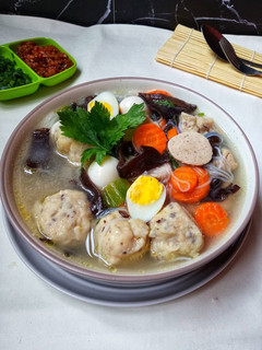 Foto resep Sup Kimlo bakso jamur