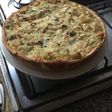 Tarta de puerro y zapallitos