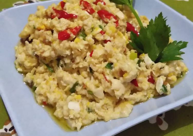 Orak arik tahu&telur