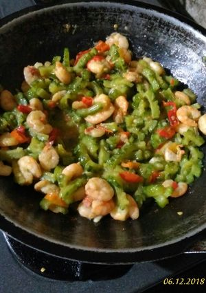 Foto resep Oseng pare udang