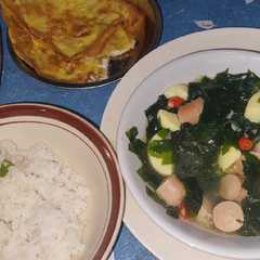 Sup tofu sosis rumput laut রেসিপির প্রধান ছবি