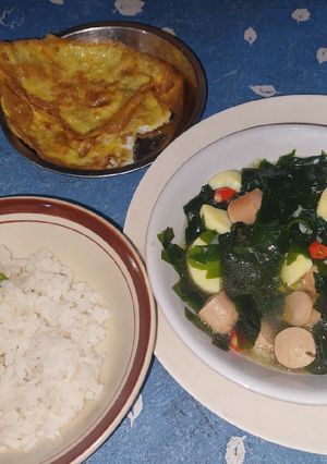 Foto resep Sup tofu sosis rumput laut