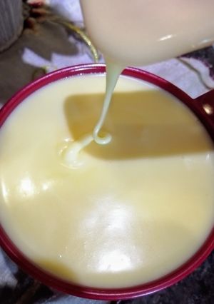 صورة لوصفة الحليب المكثف المحلى