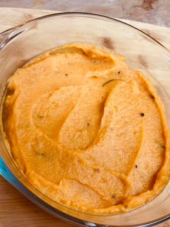 Almás édesburgonya püré recept fotója