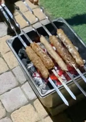A picture of Seekh kabab.