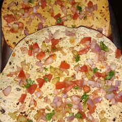 A picture of Masala Papad.