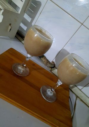عکسی از دستور شیک موز و شکلات