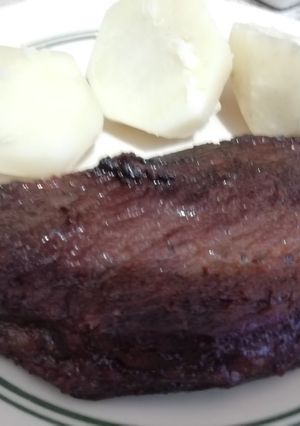 Una foto de Punta de ganso al horno
