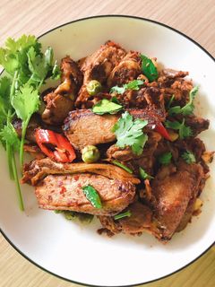 รูปของ เป็ดพะโล้ผัดพริกแกงแห้ง