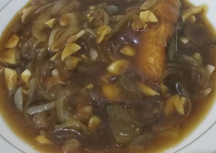 Bumbu memasak Ikan Gurame kuah kental, Enak