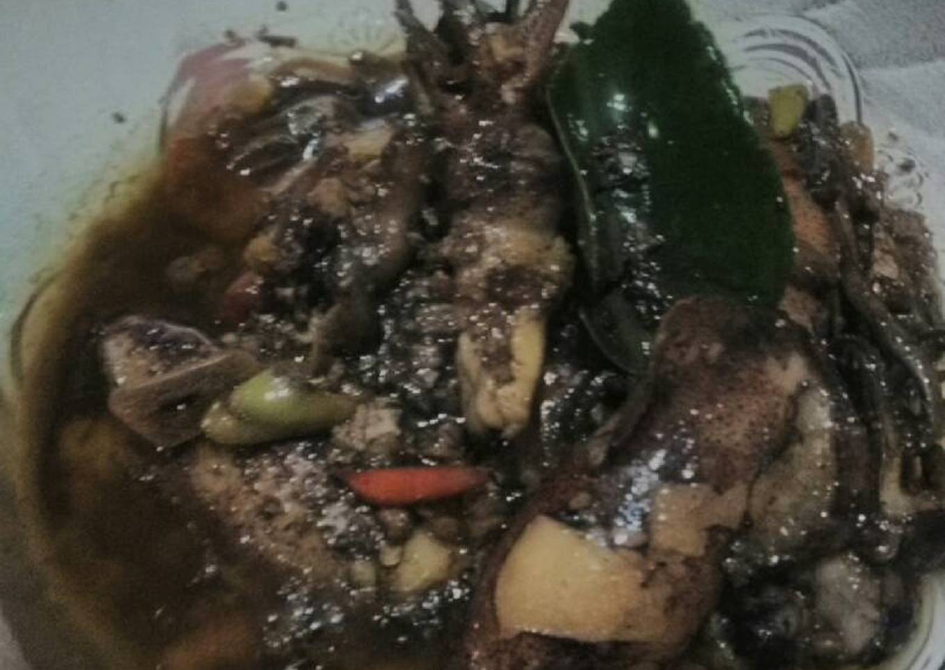 Cumi hitam pedas
