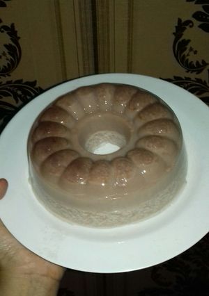 Foto resep Menu cheating day (4) puding susu+santan