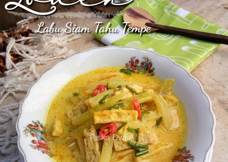 Lodeh Labu Siam Tahu Tempe Lodeh Labu Siam Tahu Tempe