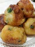 Bola bola kentang isi sambal tempe dan sosis