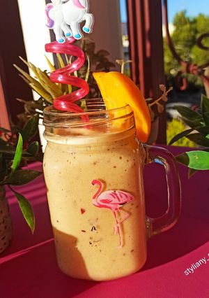 Φωτογραφία της συνταγής Smoothie με φρούτα και μπισκότα!!