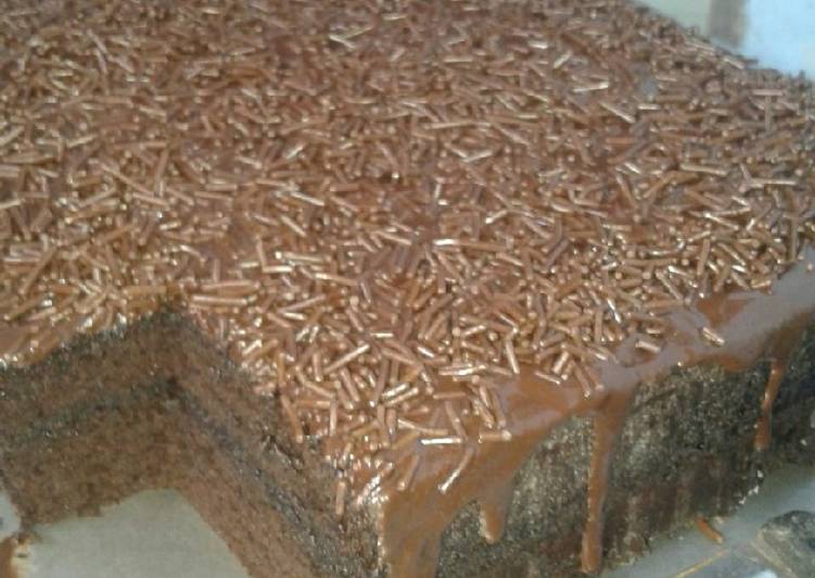 Brownies putih telur lembut