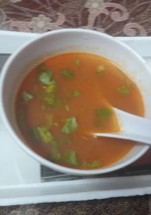 A picture of Dal tomato Soup.