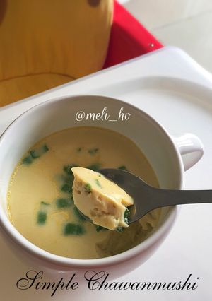 Foto resep Simple Chawanmushi /Japanese Savory Egg Custard (MPASI 10m)