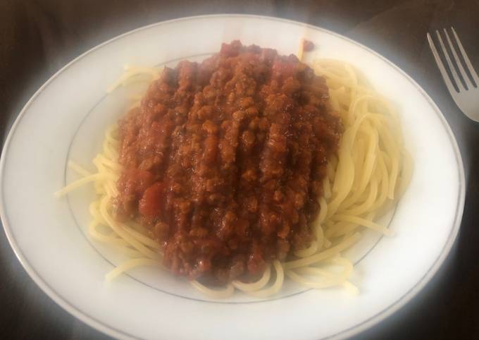 Recipe of Award-winning Classic Spaghetti Bolognase