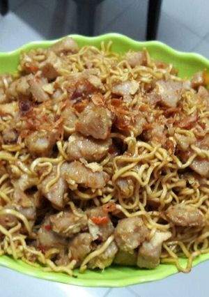 Foto resep Mie pedas bakso tuna