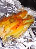 Papillote de lenguado