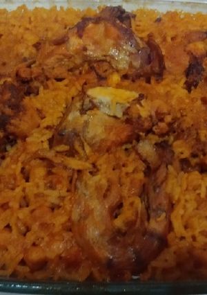 صورة لوصفة ارز مجمر في الفرن