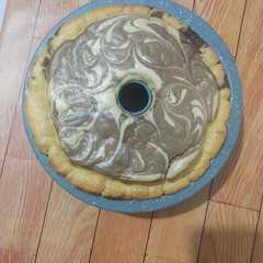 A picture of Marble cake keto no tepung.