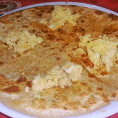 A picture of Jaggery dryfruits paratha.