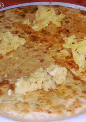 A picture of Jaggery dryfruits paratha.